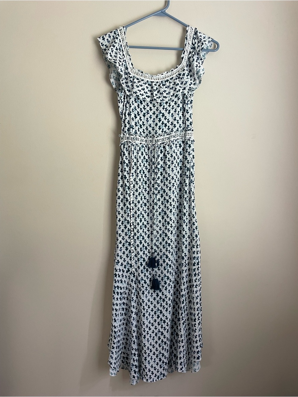 SAYLOR Juliette Floral Maxi Off The Shoulder Dress Sz XS
